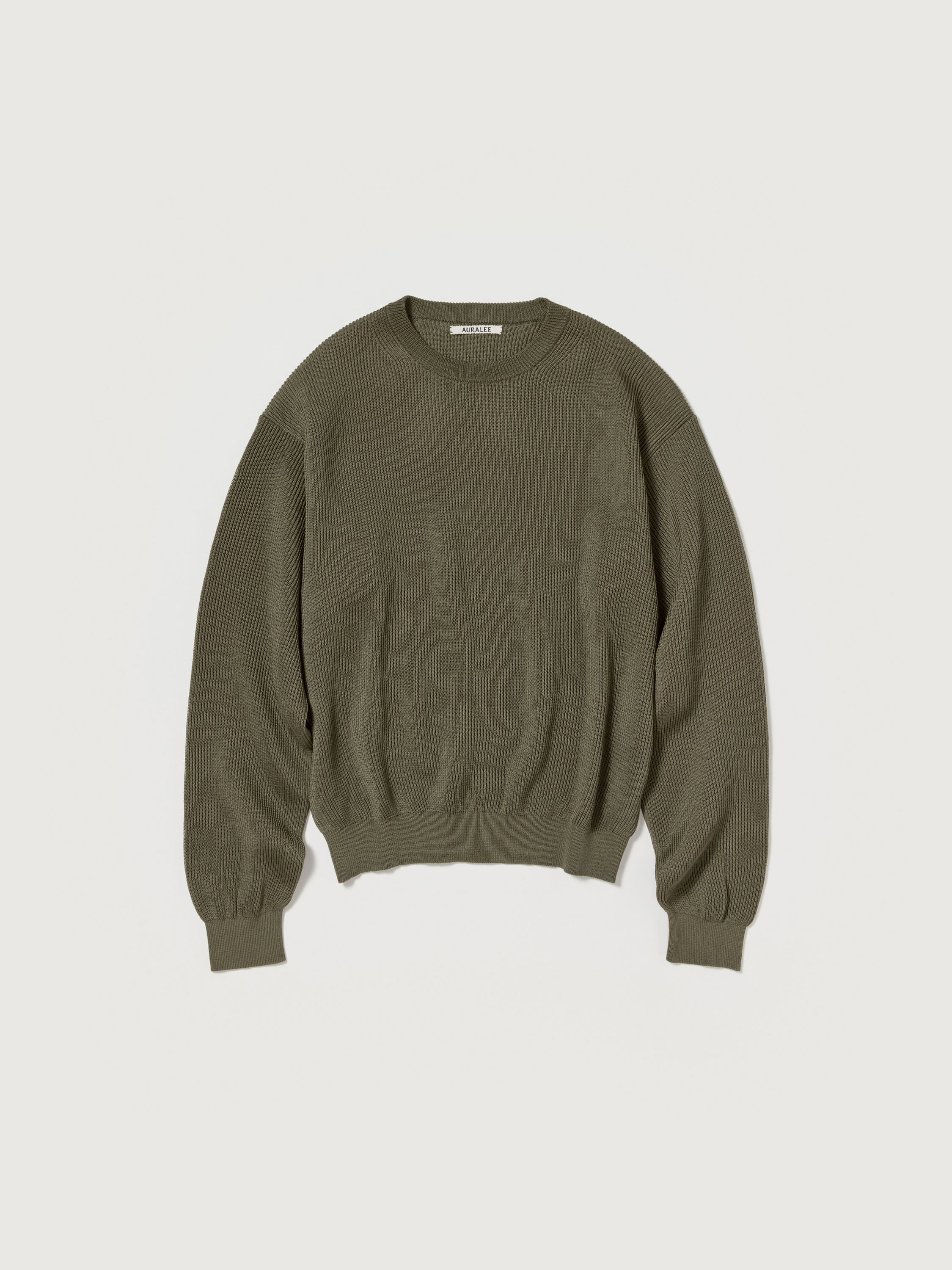 오라리 긴팔티 FLAT YARN RIB KNIT P O 25SS 남자 남성 니트 티셔츠 - 상세 이미지 3