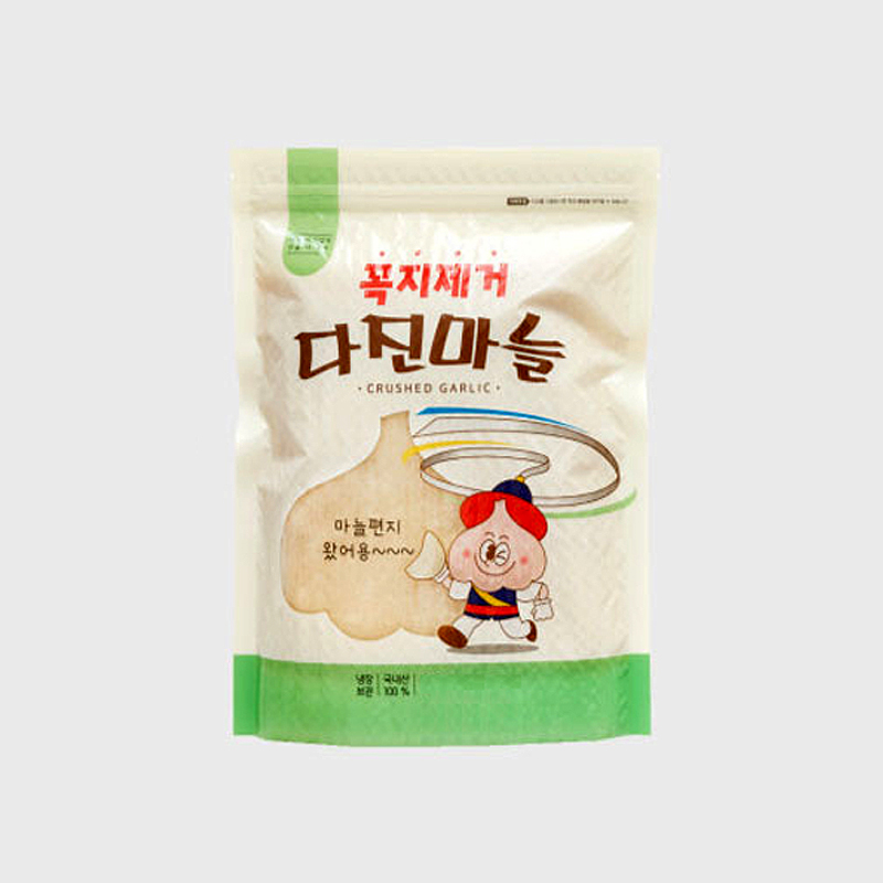 국산 다진마늘 400g : 보물섬스토어