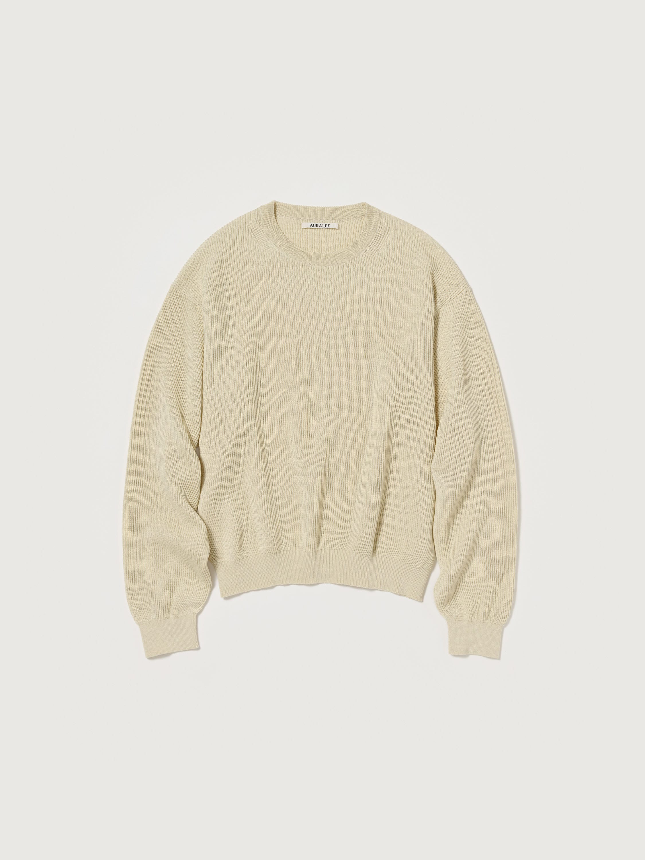 오라리 긴팔티 FLAT YARN RIB KNIT P O 25SS 남자 남성 니트 티셔츠 - 상세 이미지 2