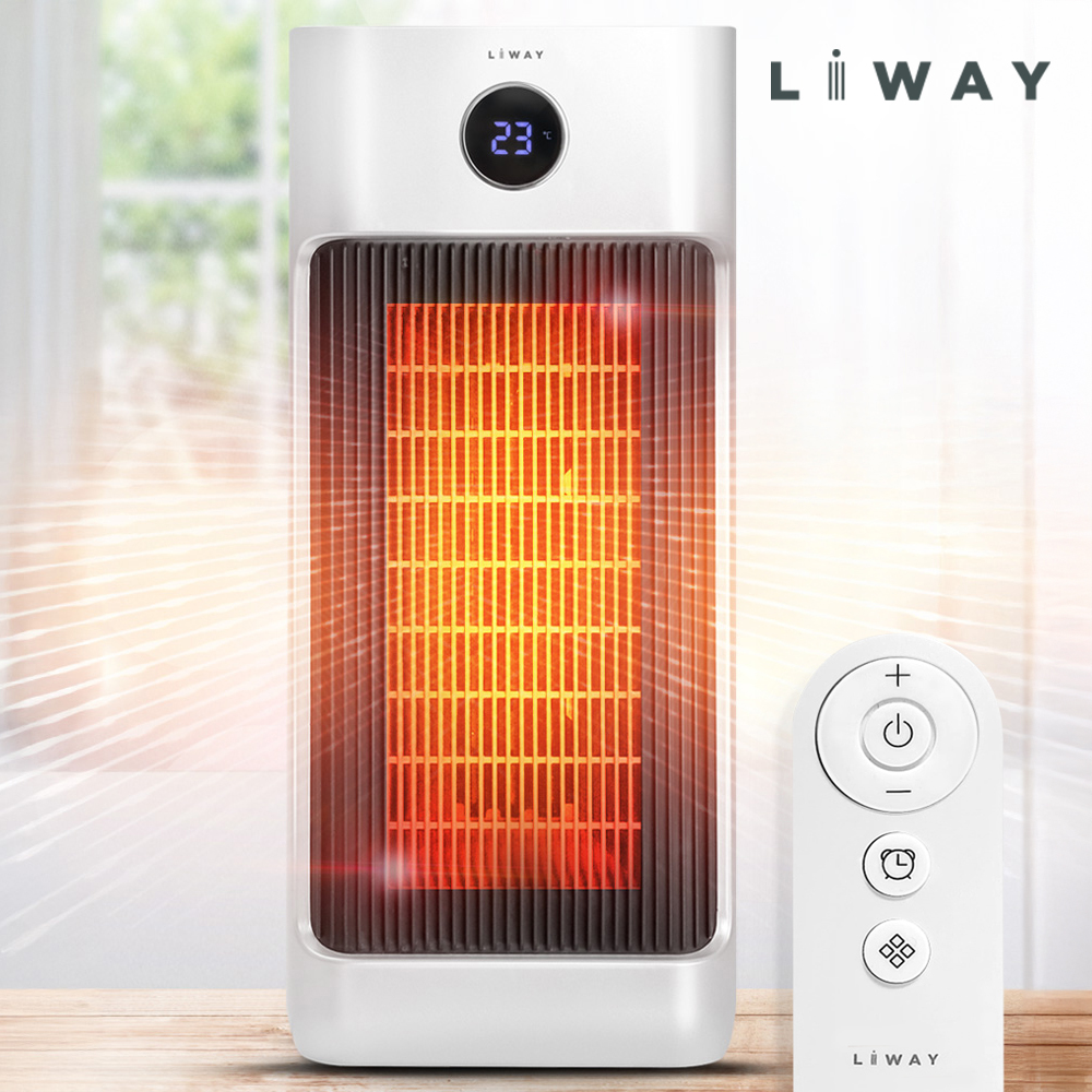 리웨이 업소용온풍기 PTC히터 이동식 리모컨 그래핀 전기 온풍기