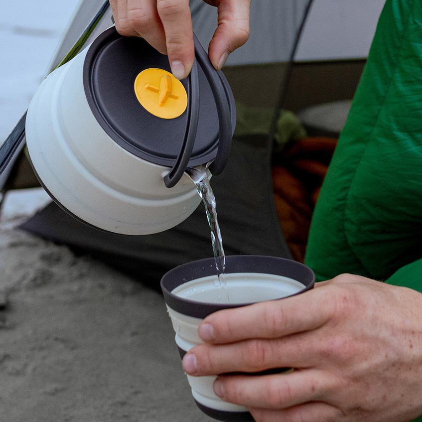 씨투써밋 프론티어 1.1L 접이식 케틀 코팰 캠핑 주전자 폴딩 경량 백패킹