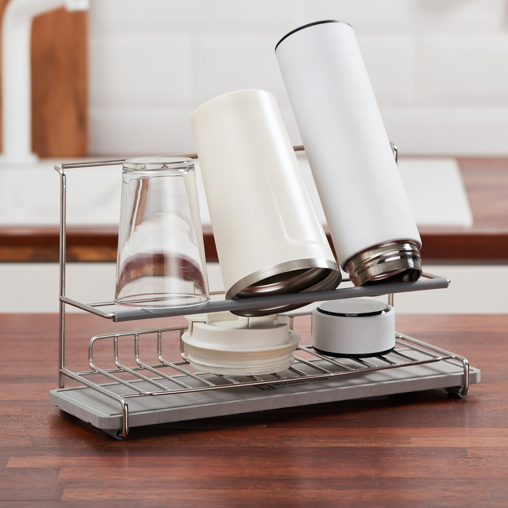 바겐슈타이거 규조토 바틀드라이어 싱크대 정리용품 물빠짐 텀블러 물병