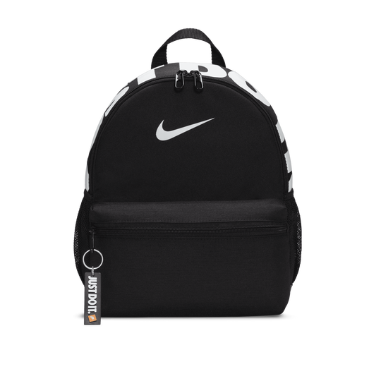 [국내매장판] 나이키 미니 백팩 브라질리아 JDI 신학기 소풍 보조 학원 여행 가방 블랙(화이트로고)