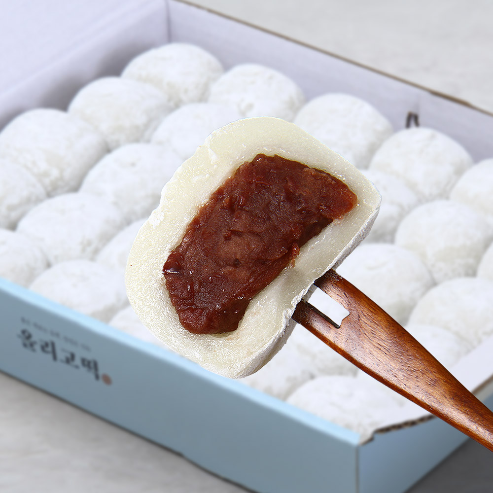 찹쌀떡 60g 14개입 1박스 콩쑥개떡 쑥두텁떡 바나나떡 - 상품 이미지