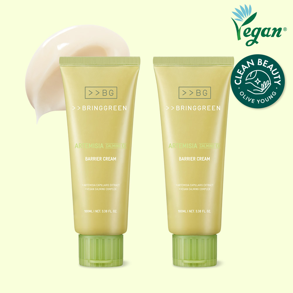 브링그린 사철쑥 카밍EX 베리어 크림 100ml+100ml - 상세 이미지 2