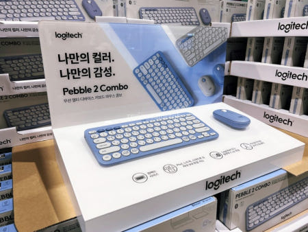 로지텍 페블2 콤보 저소음 키보드 무소음 마우스 무선 세트 블루투스
