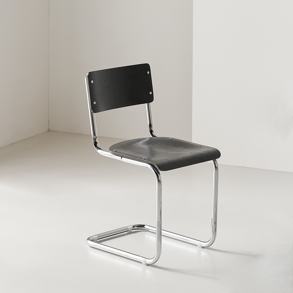 오드 미드센츄리 원목 의자 철제 카페