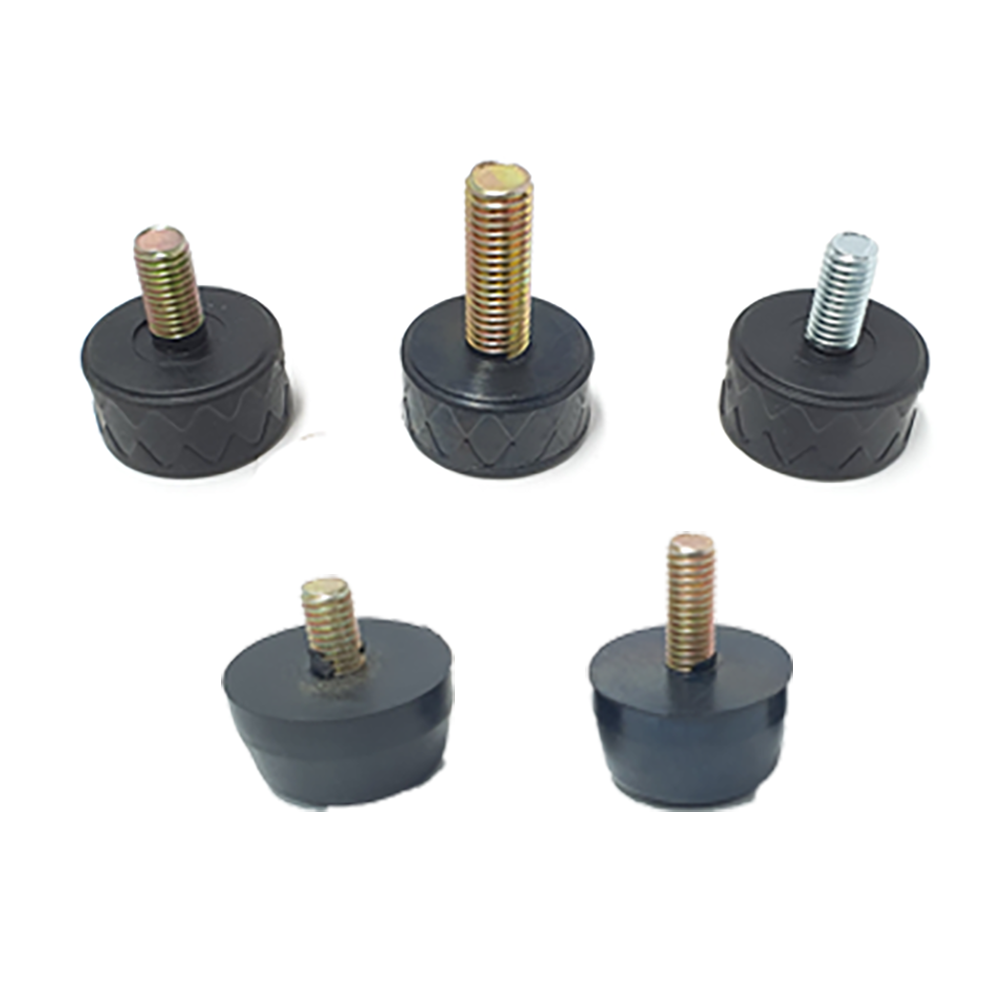 볼트 고무발 17mm M4x12L 4개 볼트방진 진동방지 충격흡수 - 상품 이미지