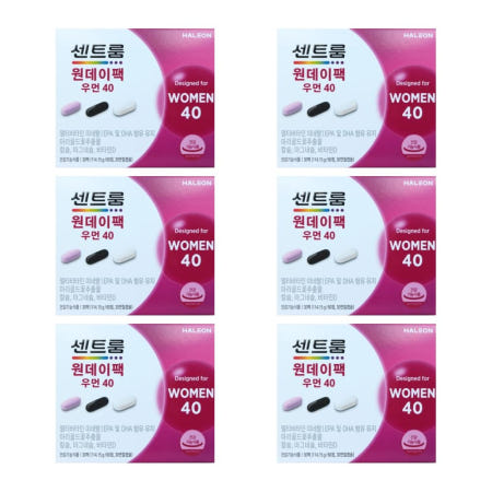 센트롤 원데이팩 센트롬 센트룸 40 중년 여성 영자 우먼 효능 효과 내돈내산 후기 6개