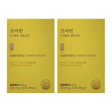 코어빈 후기 효과 효능 덩굴팥 추출분말 코아빈 내돈 내돈내산 30정 2개