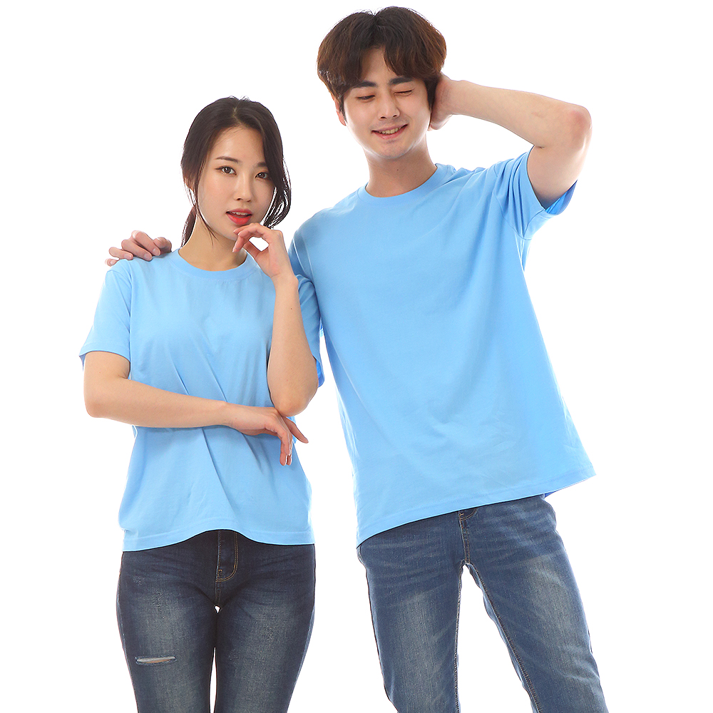 (14color)20수라운드 소라반팔티셔츠 가게식당 단체유니폼 홀서빙복 - 상세 이미지 3