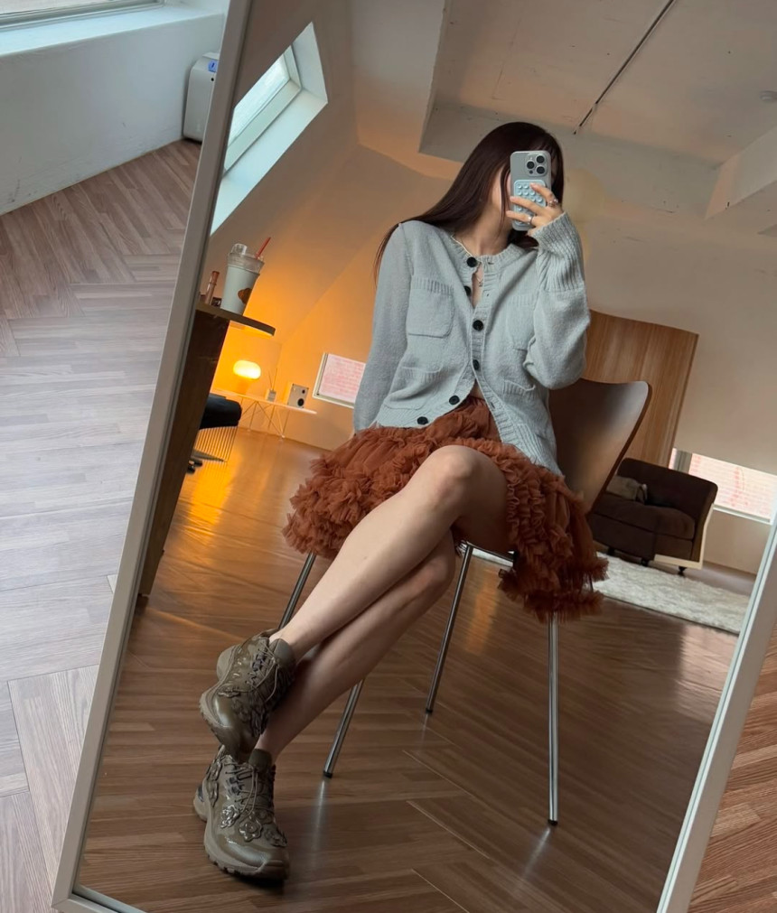 eggis 에그이즈 퍼즈 레이스 캉캉 밴딩 미니 레이스 프릴sk 상세 이미지 14