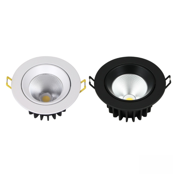 LED 초이스 COB 일체형 타공 90mm 12W 매입 조명 - 상품 이미지