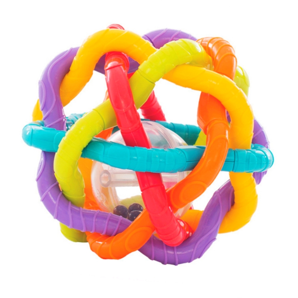 유아딸랑이공 굴곡질감치발기 6개월치발기 아기혼자놀기장난감