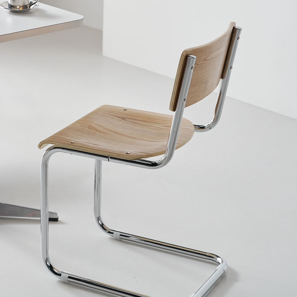 오드 미드센츄리 원목 의자 철제 카페