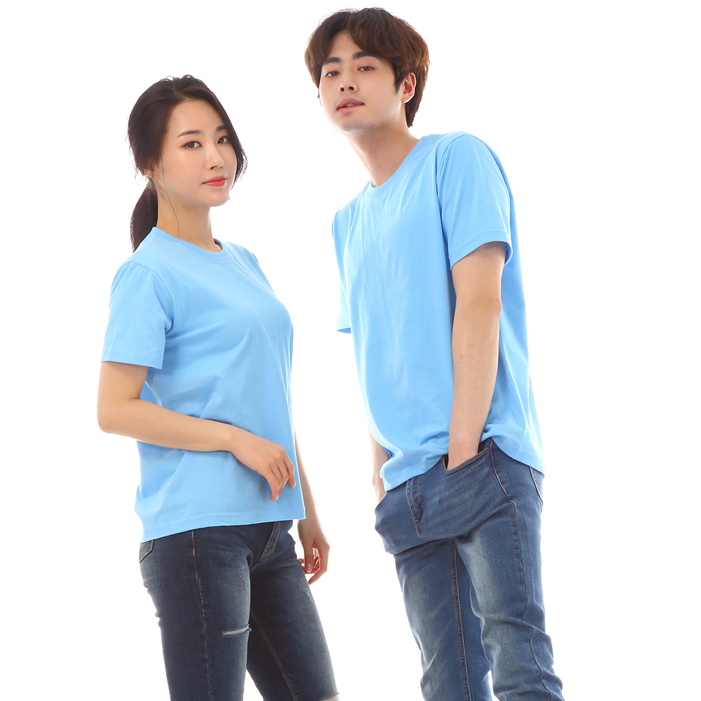 (14color)20수라운드 소라반팔티셔츠 가게식당 단체유니폼 홀서빙복 - 상세 이미지 4
