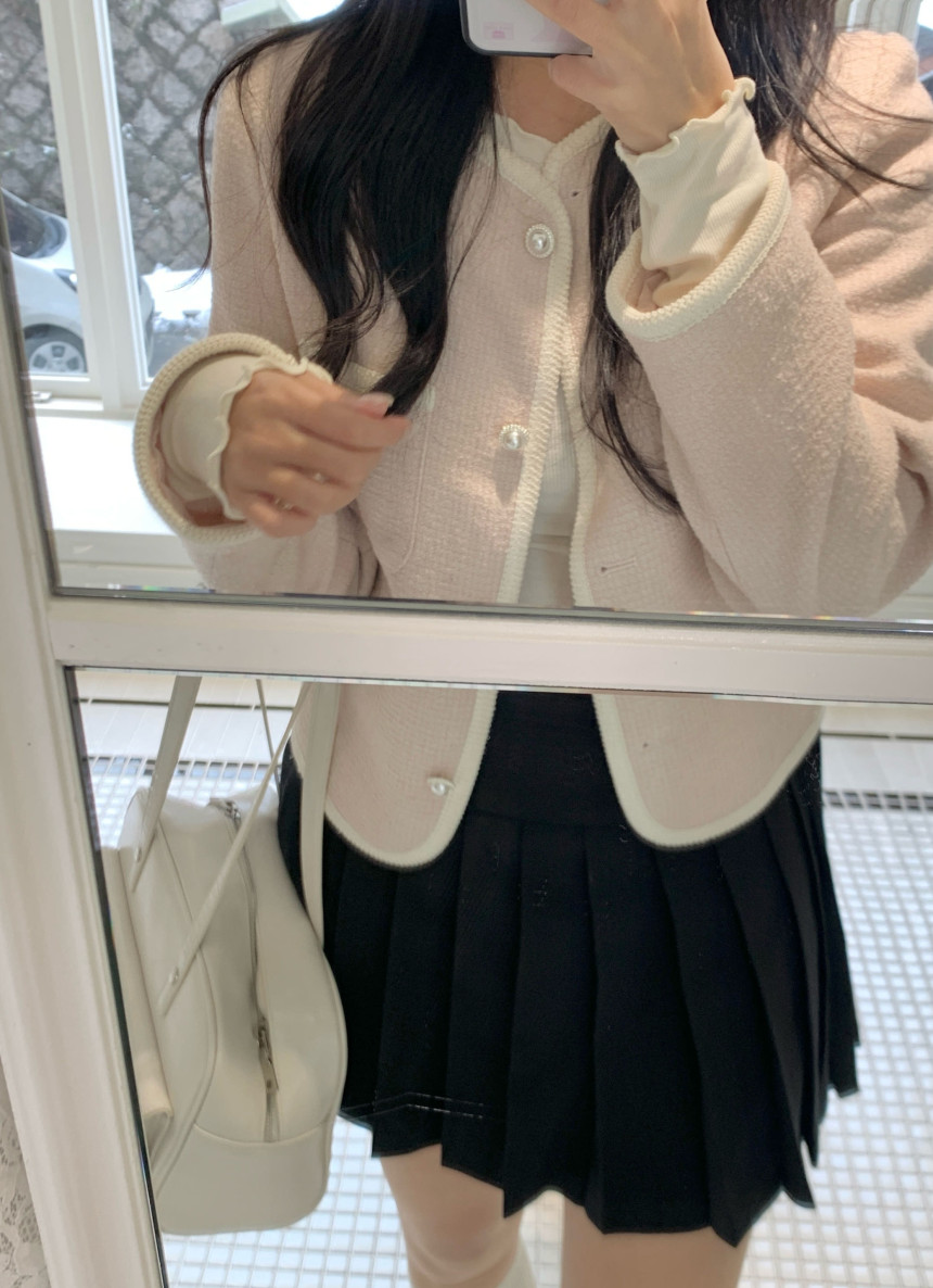 [MADE🎀/당일발송🤍] 슈어 리본 플리츠 스커트 (2col) 상세 이미지 39