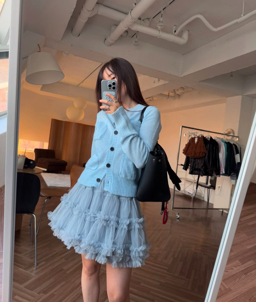 eggis 에그이즈 퍼즈 레이스 캉캉 밴딩 미니 레이스 프릴sk 상세 이미지 8
