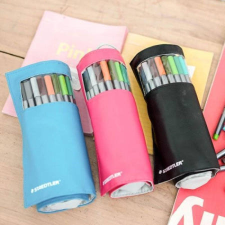 스테들러 (에픽스토어) 스테들러 화인라이너 20색 두루마리 롤 필통세트 334PC20