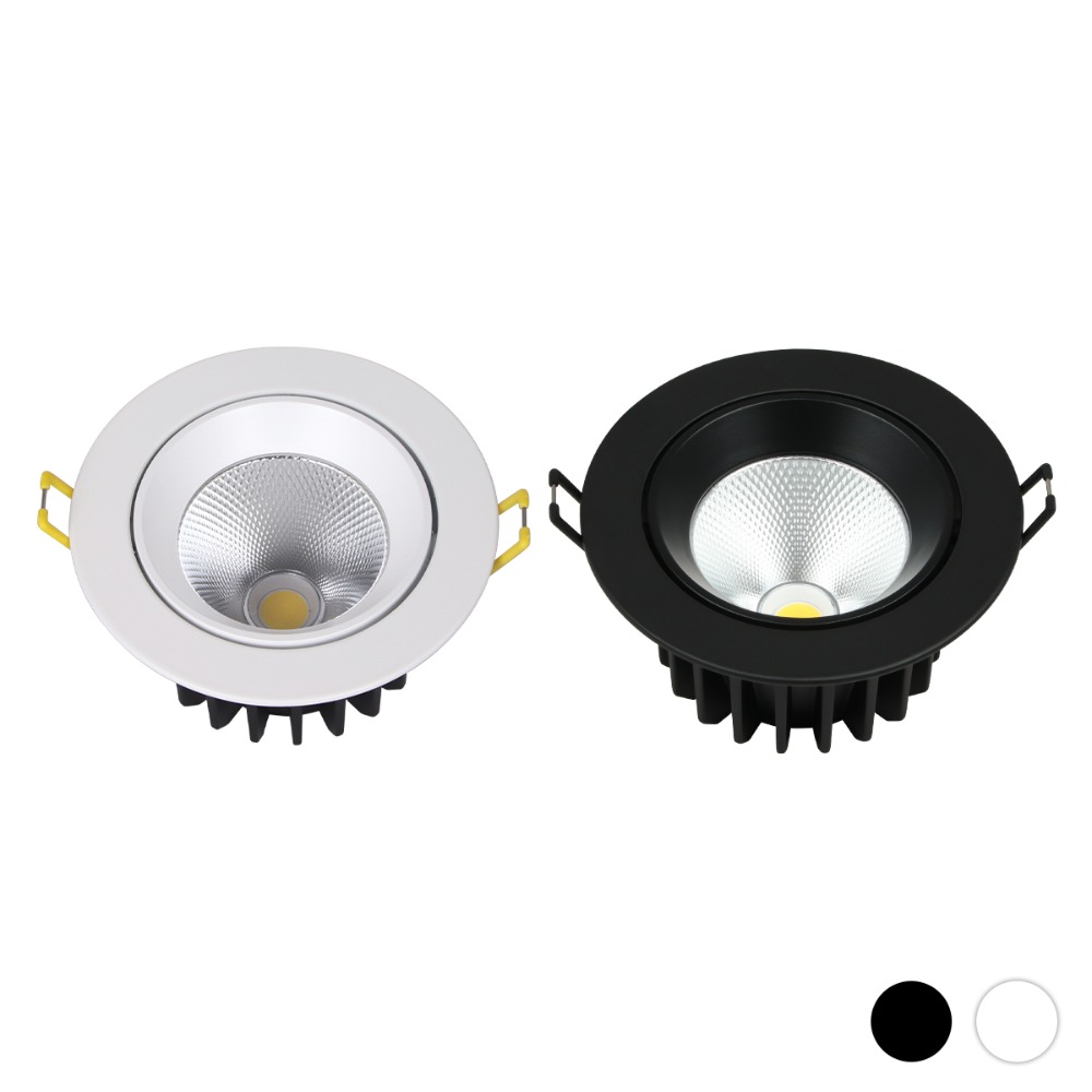 LED 초이스 COB 일체형 타공 90mm 12W 매입 조명 - 상세 이미지 2