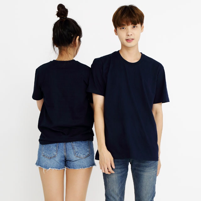 (14color)20수라운드 곤색반팔티셔츠 가게식당 단체유니폼 홀서빙복 - 상세 이미지 5