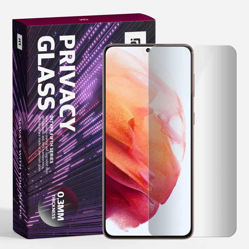 인타입 프라이버시 강화유리 사생활보호필름 갤럭시S21, 2매입 제품 이미지