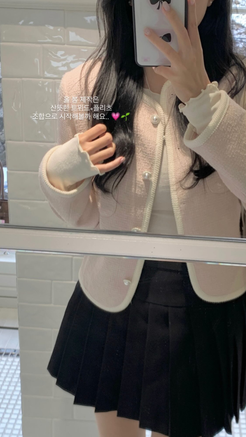 [MADE🎀/당일발송🤍] 슈어 리본 플리츠 스커트 (2col) 상세 이미지 37