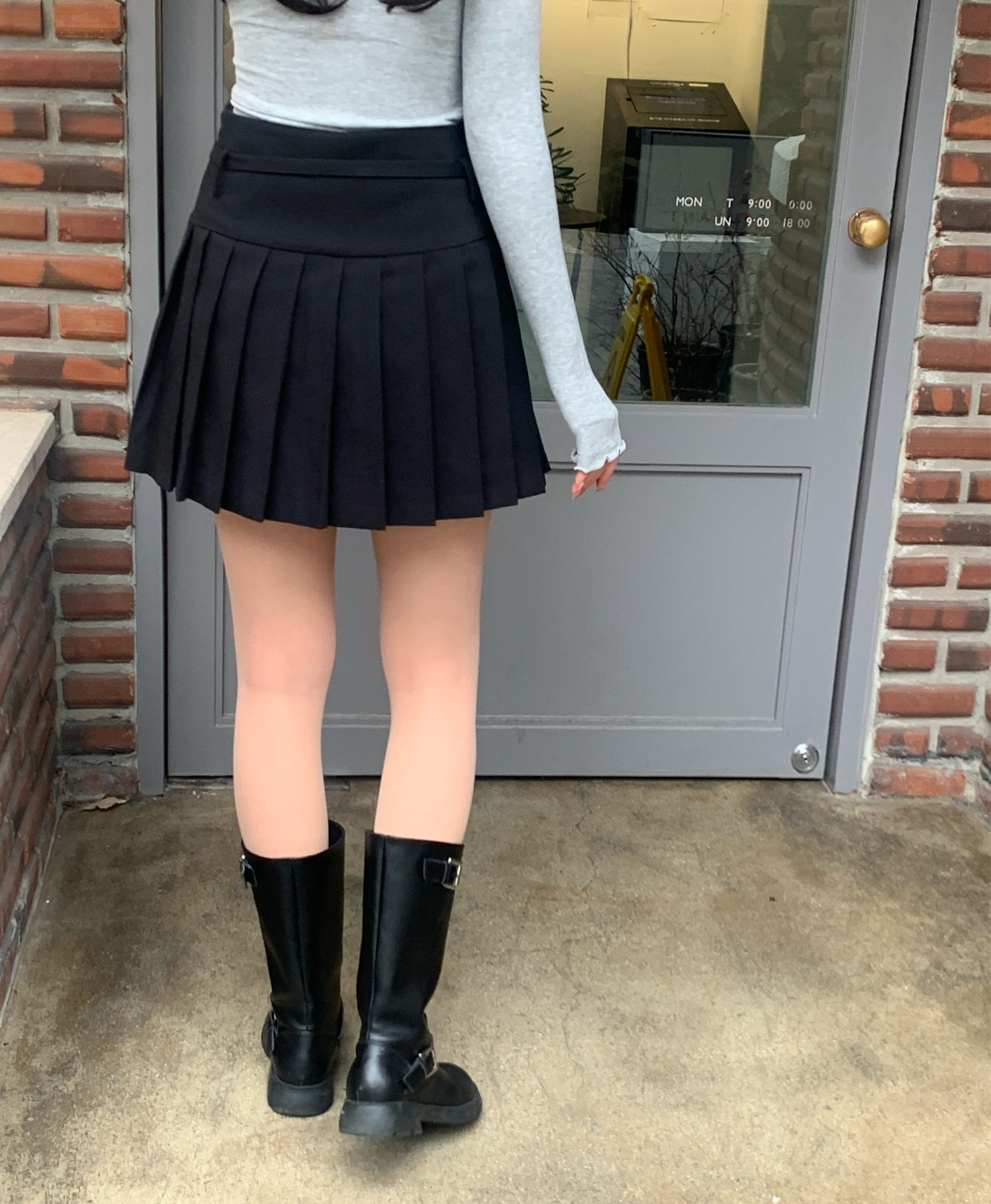 [MADE🎀/당일발송🤍] 슈어 리본 플리츠 스커트 (2col) 상세 이미지 33