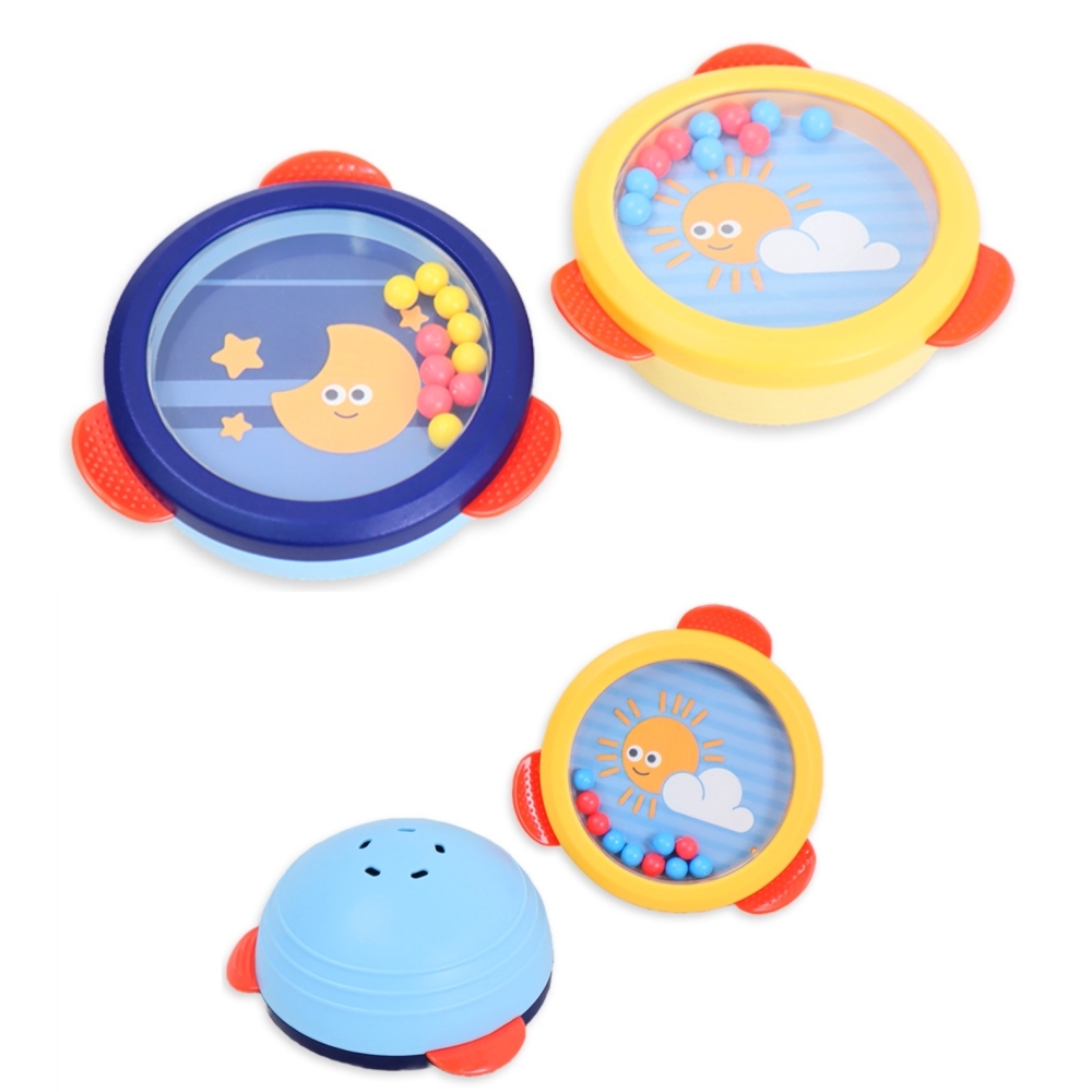 신생아용오뚝이 신생아선물촉감놀이영아딸랑이 손잡이형영아용딸랑이 3개 2종세트