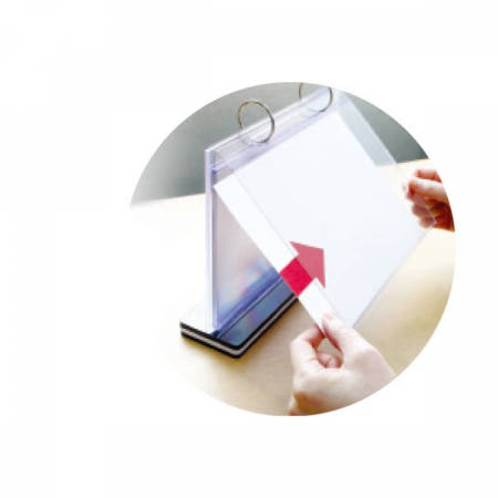 (에픽스토어) 아트사인 링포켓 스탠드 A4 가로 8102 297x210