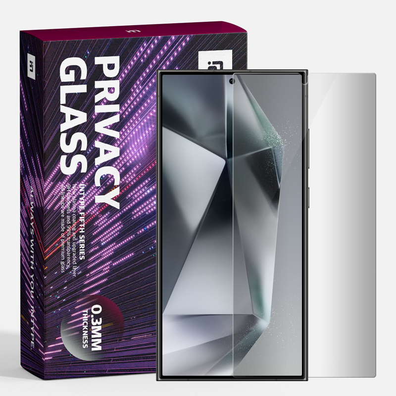 인타입 프라이버시 강화유리 사생활보호필름 갤럭시S24 울트라, 2매입 제품 이미지