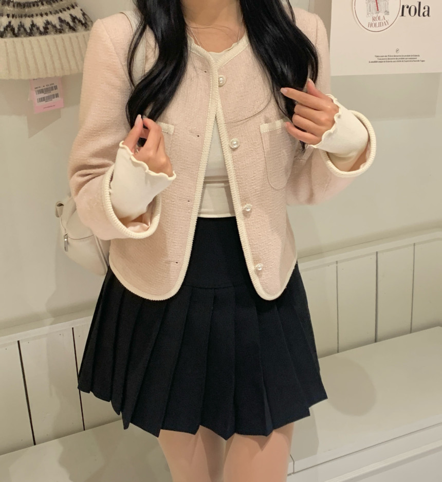 [MADE🎀/당일발송🤍] 슈어 리본 플리츠 스커트 (2col) 상세 이미지 43