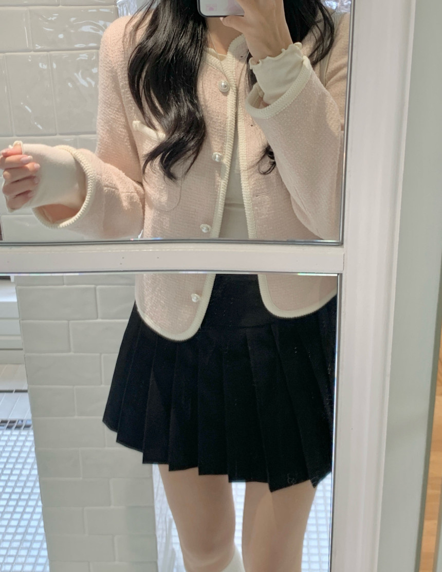 [MADE🎀/당일발송🤍] 슈어 리본 플리츠 스커트 (2col) 상세 이미지 40