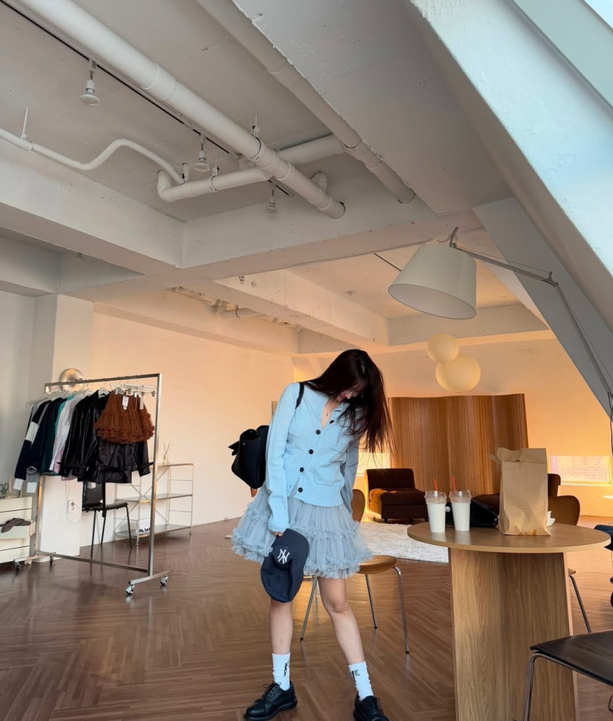 eggis 에그이즈 퍼즈 레이스 캉캉 밴딩 미니 레이스 프릴sk 상세 이미지 11