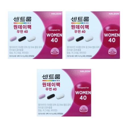 센트롤 원데이팩 센트롬 센트룸 40 중년 여성 영자 우먼 효능 효과 내돈내산 후기 3개