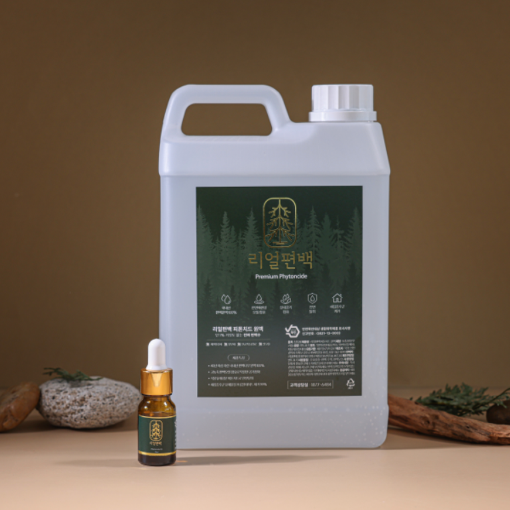 피톤치드 편백수 리필형 2L+편백오일 10ml