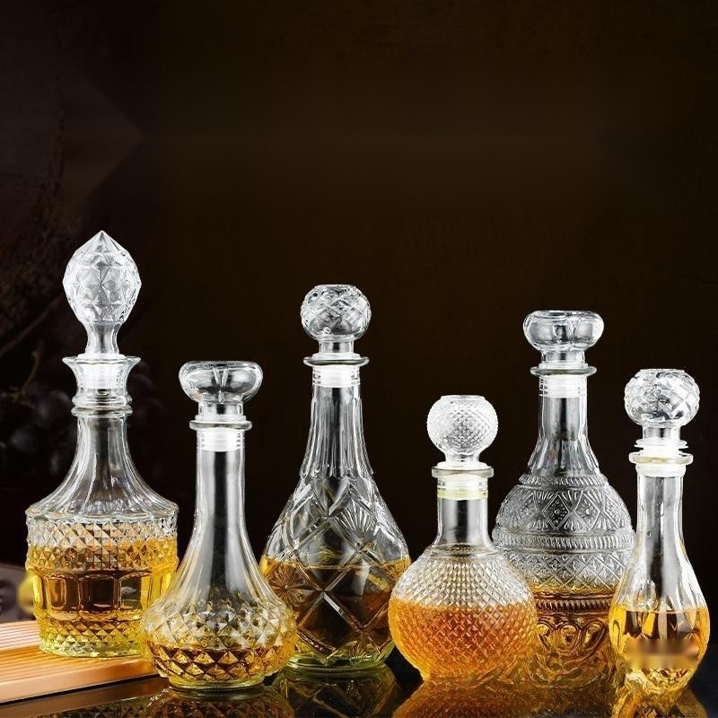 위스키 술병 유리 양주 담금주 유리병 크리스탈 공병 디캔더 250ml 뉴 스몰어스 - 상품 이미지