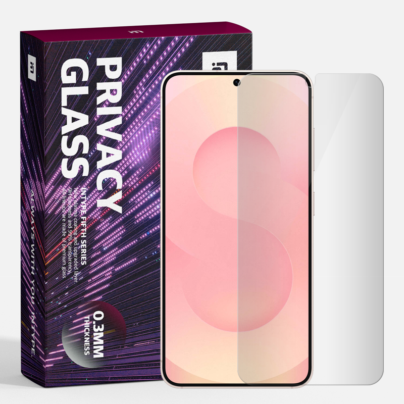 인타입 프라이버시 강화유리 사생활보호필름 갤럭시S25, 2매입 제품 이미지