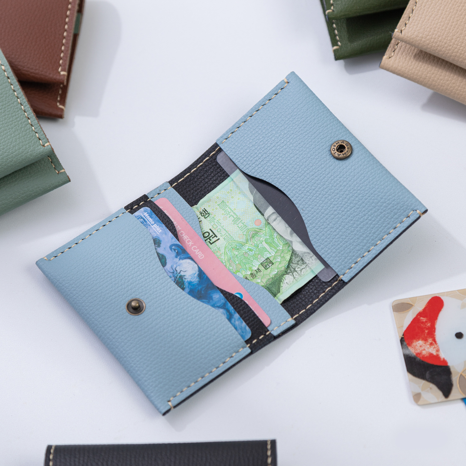 [서울:종로 원데이클래스] 슬림 접이식지갑 & 명함지갑 가죽체험