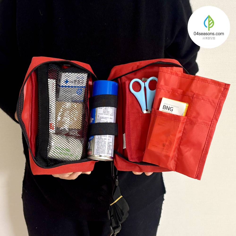 (15종 세트) 휴대용 구급상자 가정용 응급처치키트 FIRSTAIDKIT - 상세 이미지 4