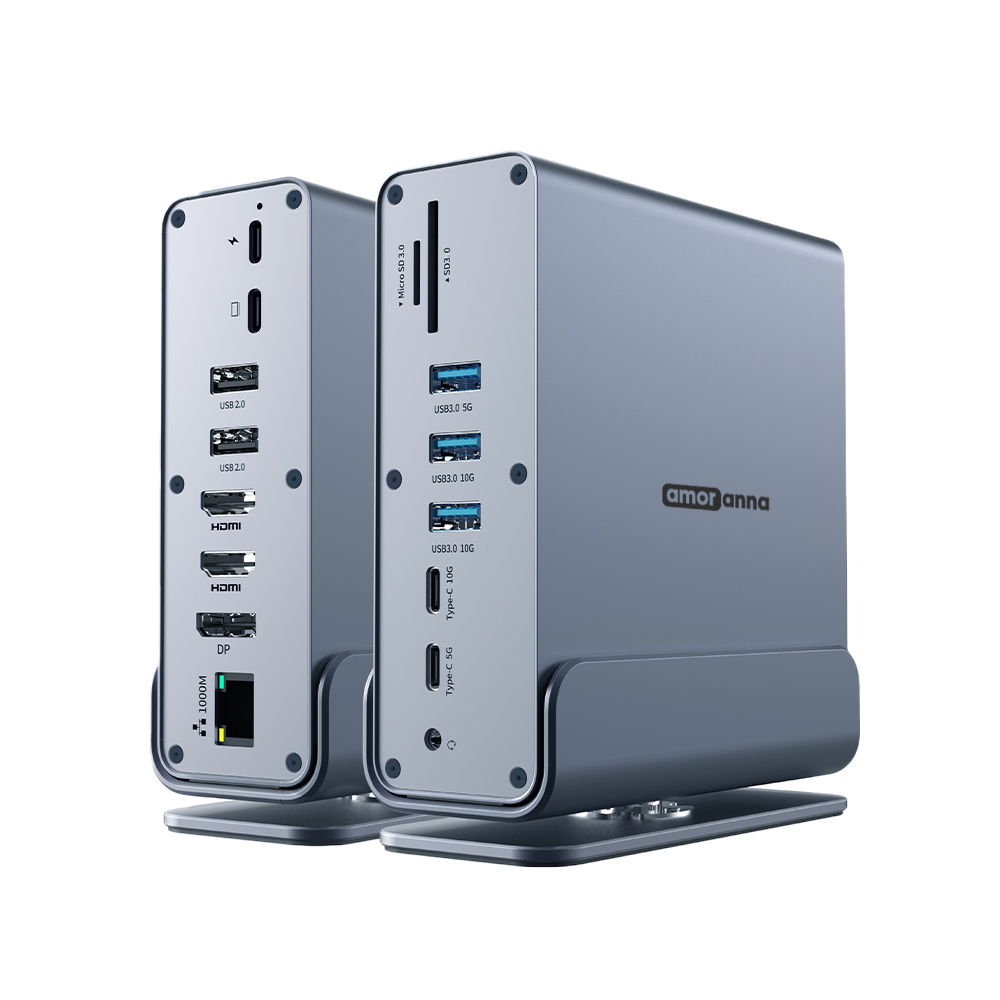 15in1 USB4 C타입 멀티 허브 독 노트북 도킹스테이션 썬더볼트 호환