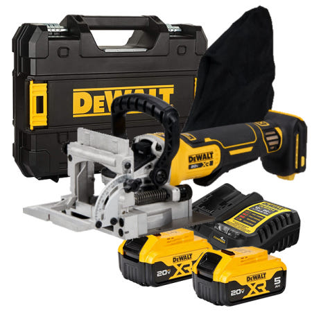 디월트 DCW682P2 무선 비스킷조이너 20V 충전공구 배터리(5.0) 2개 세트