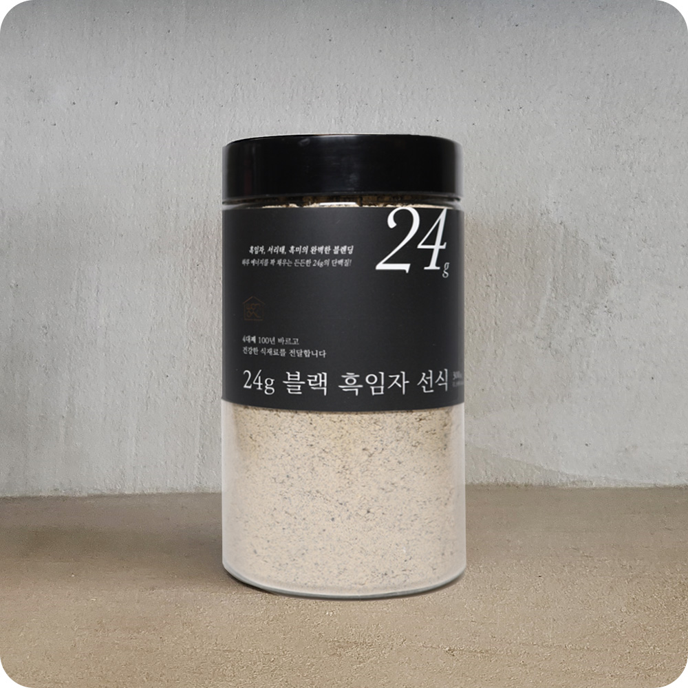빵앗간며느리 국산 블랙푸드 프리미엄 선식 300g (서리태,흑임자,흑미) 건강한 아침 한끼 - 상품 이미지