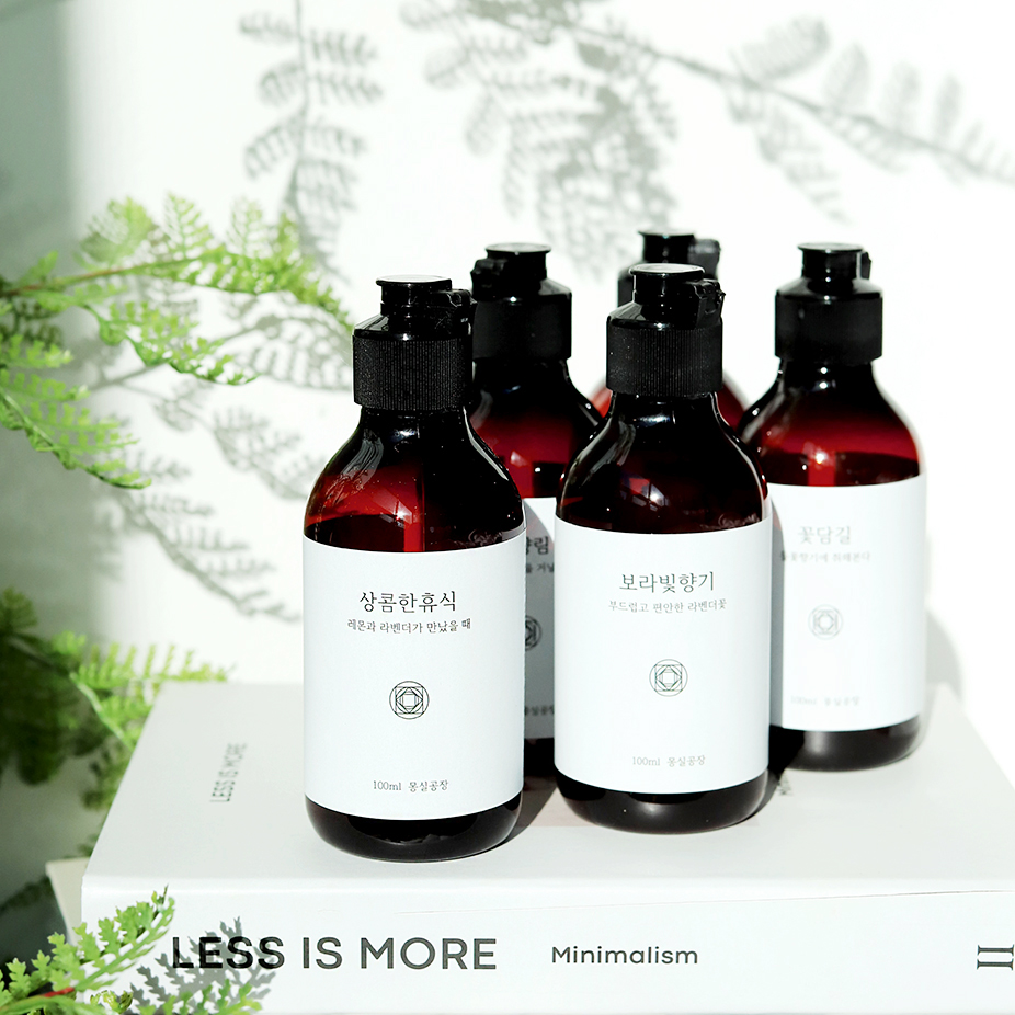 몽실공장 디퓨저 리필액 실내 현관 디퓨저 우디향 피톤치드 편백 화장실 100ml 휴양림 - 상세 이미지 2