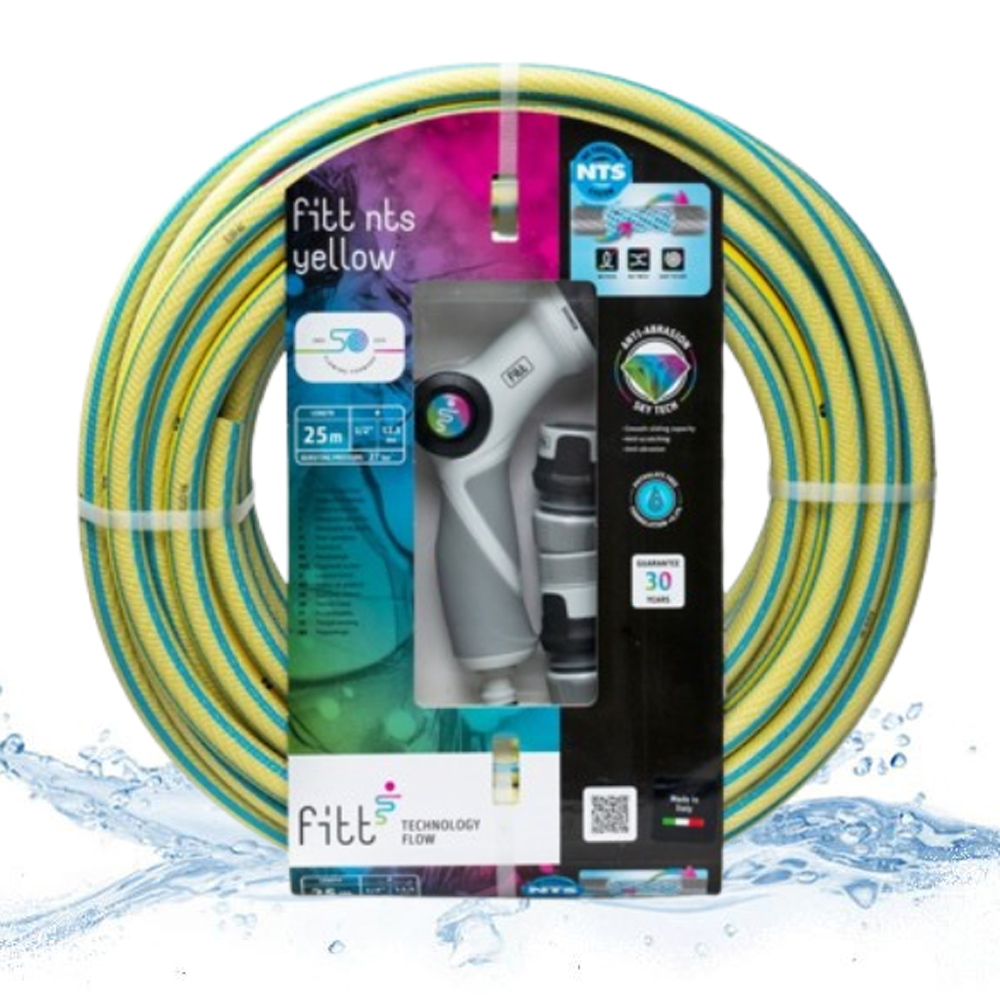 FITT NTS yellow KIT 25M 고압호스 6겹 내경12.5mm 27bar - 메인 이미지