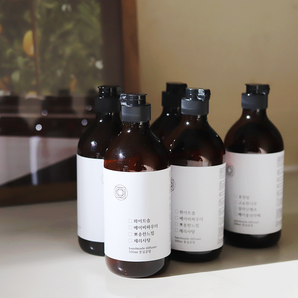 몽실공장 대형디퓨저 디퓨저리필액 발향좋은 대용량 디퓨져 500ml 휴양림 - 상세 이미지 3
