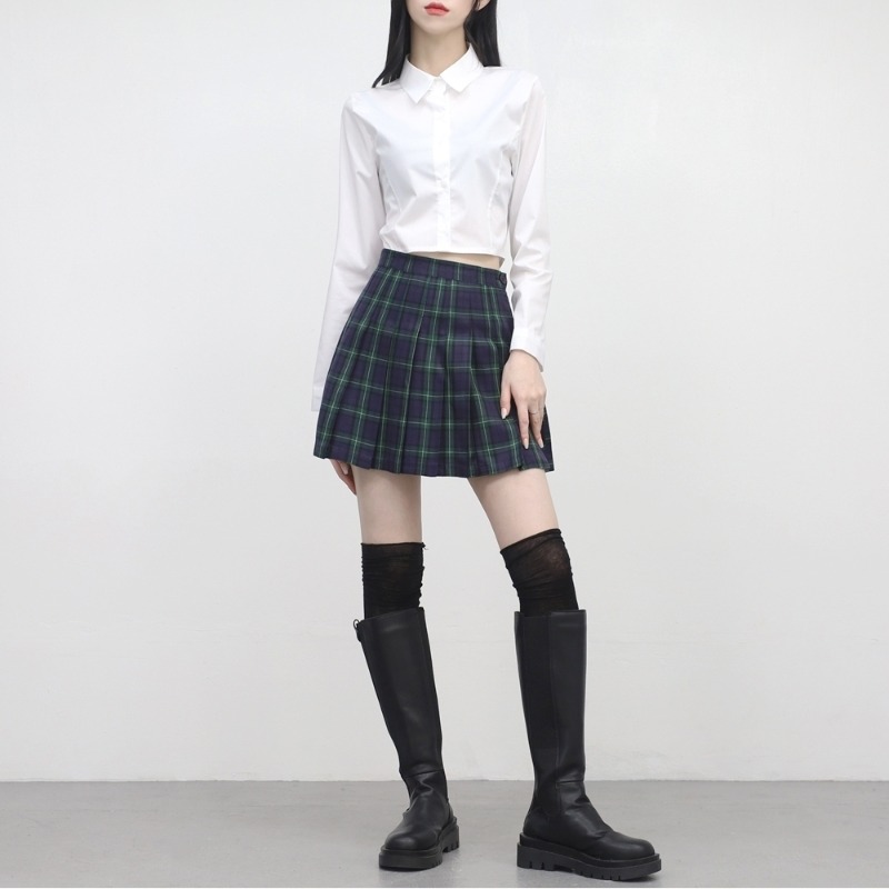펜지 데일리 크롭 셔츠 : 논코드 NONCODE