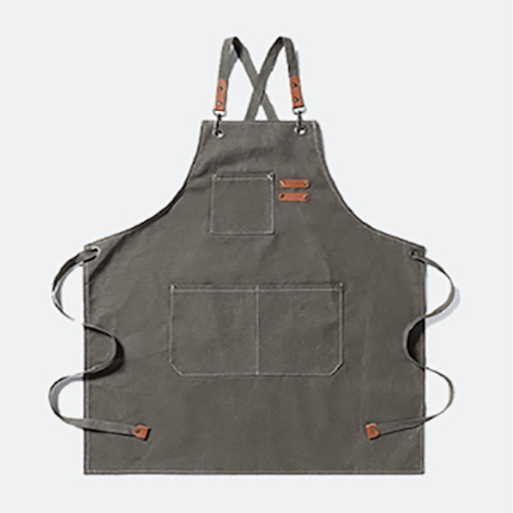 카페앞치마 바리스타 앞치마 빅포켓 길이조절 작업용 남녀공용 2개