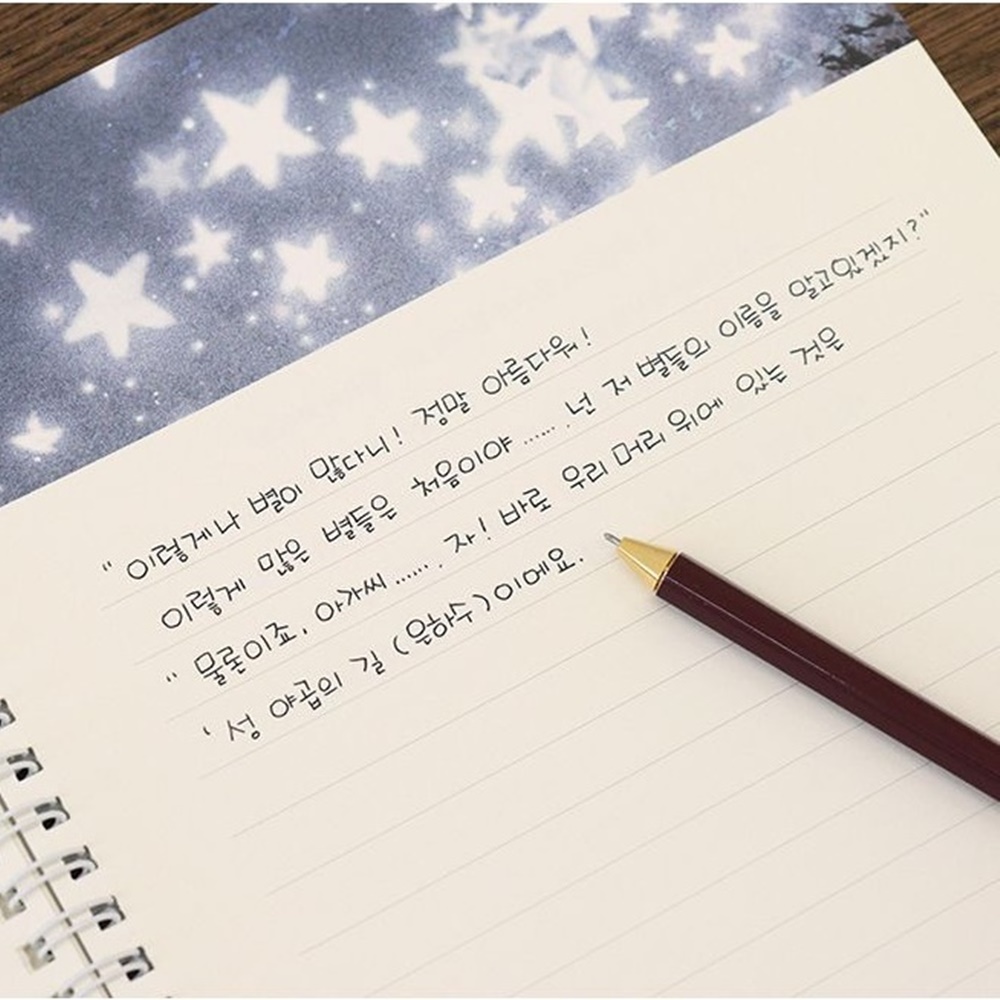 별 필사 노트 손 글씨 연습 교정 이미지 6
