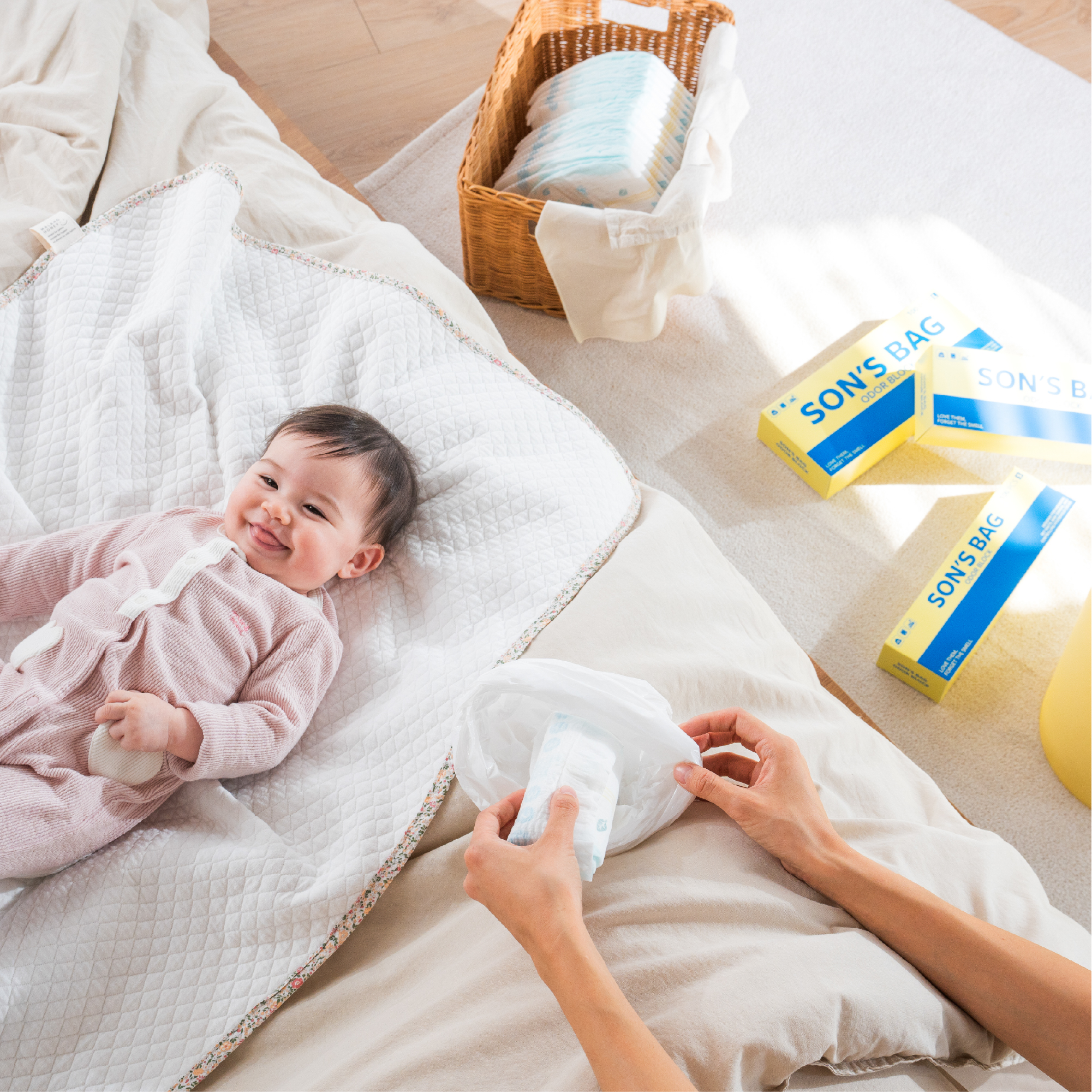 쏜쓰백 고양이 냄새차단 무향 배변봉투 100매 XS